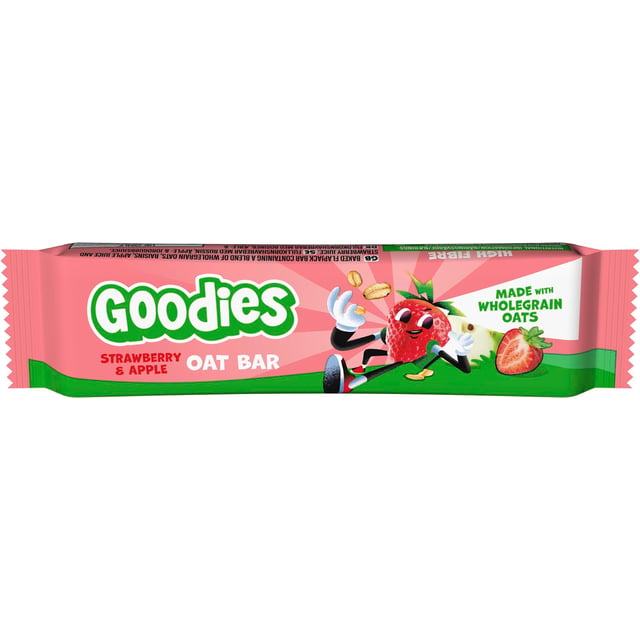 Goodies Oatbar Jordgubb Äpple 23 g | Mat & dryck - Barnmat - Barnmat mellanmål,Baby, barn & förälder - Barnmat - Barnmat mellanmål | Apoteka