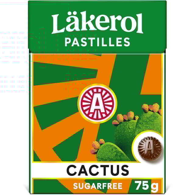 Läkerol Big Pack Cactus 75 g | Mat & dryck - Snacks & godis - Halstabletter | Apoteka