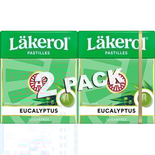 Läkerol Eucalyptus 2-pack | Mat & dryck - Snacks & godis - Halstabletter | Apoteka