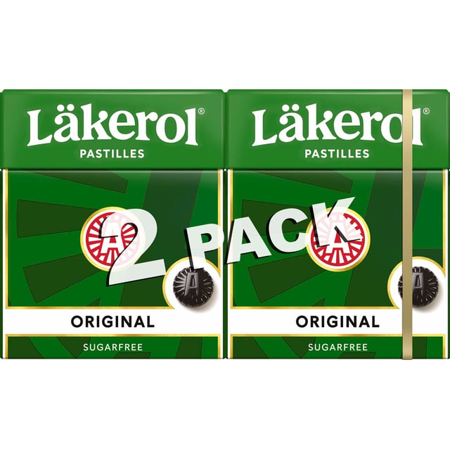 Läkerol Original 2-pack | Mat & dryck - Snacks & godis - Halstabletter | Apoteka
