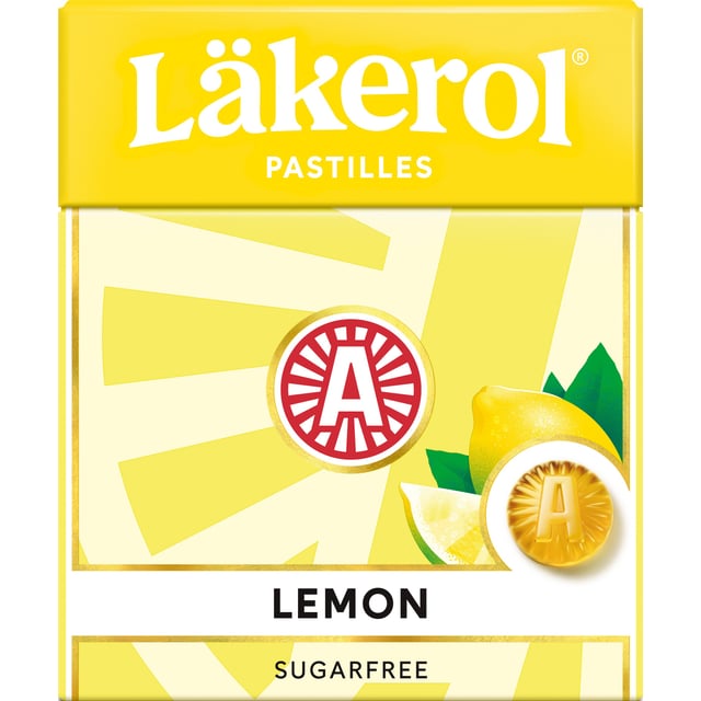 Läkerol Lemon 25 g | Mat & dryck - Snacks & godis - Halstabletter | Apoteka
