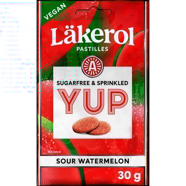 Läkerol YUP Watermelon 30g | Mat & dryck - Snacks & godis - Halstabletter | Apoteka
