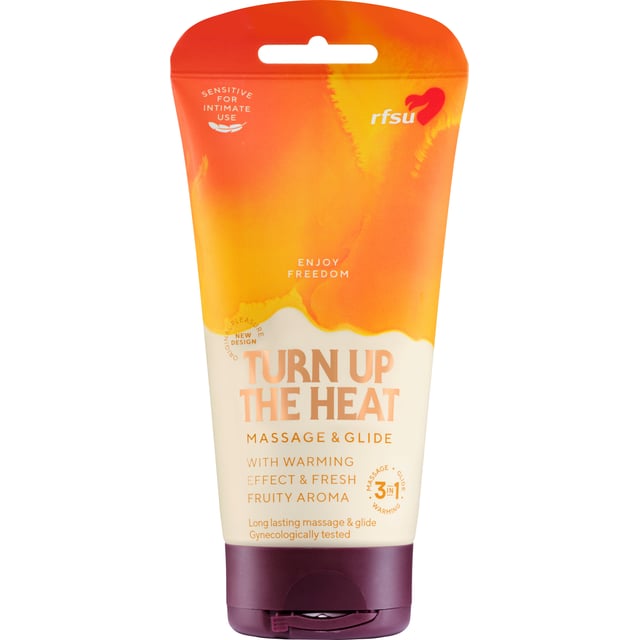 RFSU Sense Me Turn Up The Heat Massage & Glide 150 ml | Sex & lust - Glidmedel & massageolja | Apoteka