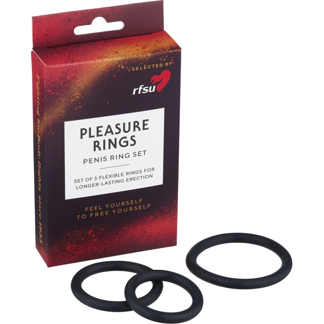 RFSU Pleasure Rings Penisringar 3 st | Sex & lust - Sexleksaker - Penispumpar & penisringar | Apoteka