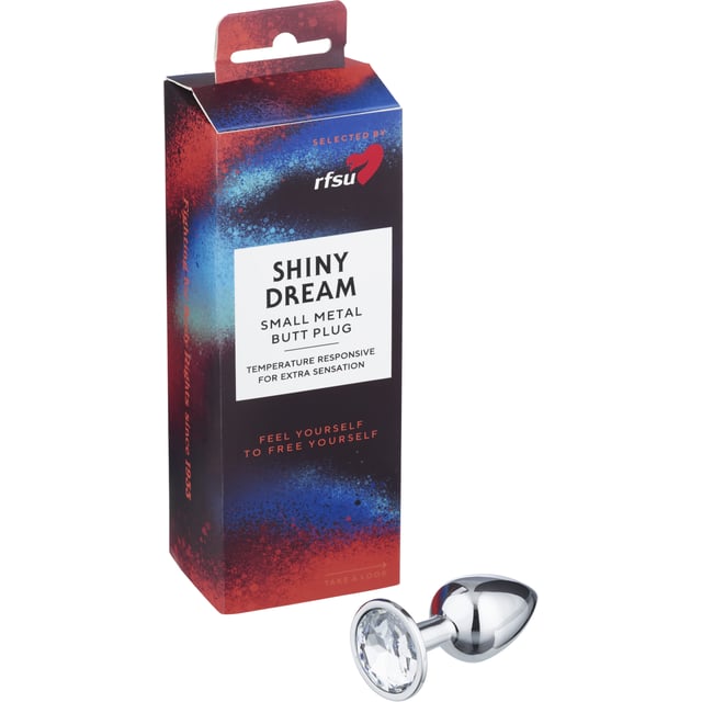RFSU Shiny Dream Liten Analplugg Metall 1 st | Sex & lust - Sexleksaker - Analpluggar | Apoteka