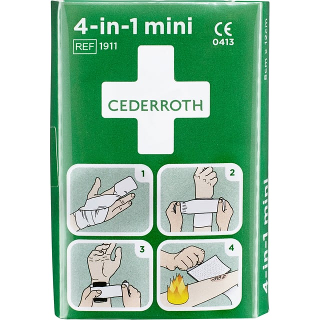 Cederroth Första hjälpen 4-i-1 Mini | Sår, bett & stick - Sår - Första hjälpen | Apoteka