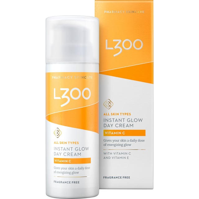 L300 Vitamin C Instant Glow Day Cream 50 ml | Hudvård - Ansiktsvård - Anti-age - Anti-age-kräm,Hudvård - Ansiktsvård - Ansiktskräm - Dagkräm | Apoteka
