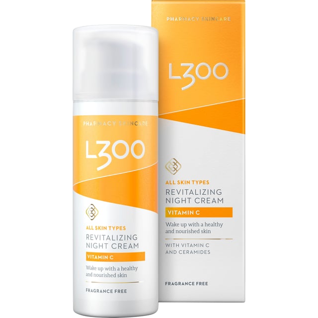 L300 Vitamin C Revitalizing Night Cream 50 ml | Hudvård - Ansiktsvård - Anti-age - Anti-age-kräm,Hudvård - Ansiktsvård - Ansiktskräm - Nattkräm | Apoteka