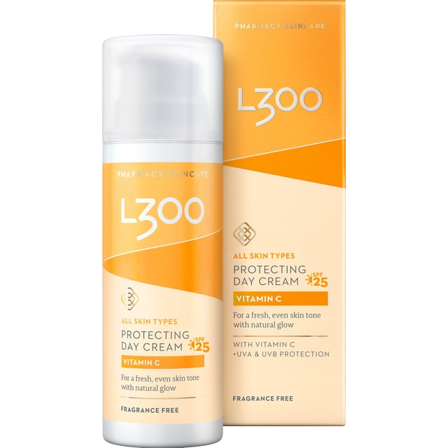 L300 Vitamin C SPF25 Protecting Day Cream 50 ml | Hudvård - Ansiktsvård - Ansiktskräm - Dagkräm med SPF,Hudvård - Ansiktsvård - Ansiktskräm - Dagkräm | Apoteka