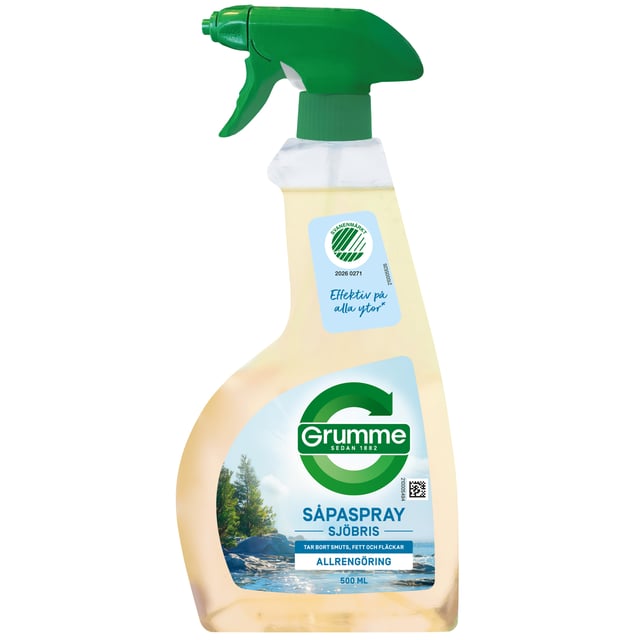 Grumme Såpaspray Sjöbris Allrengöring 500 ml | Hushåll - Rengöringsmedel | Apoteka
