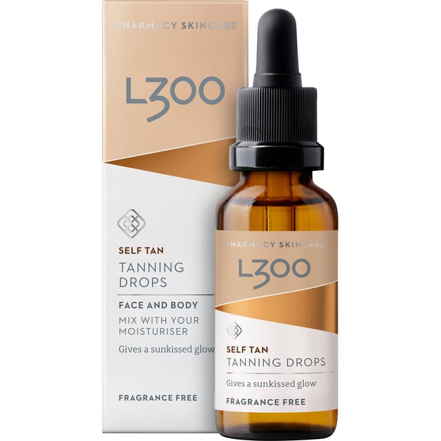 L300 Tanning Drops 30 ml | Hudvård - Brun utan sol - Brun utan sol för ansikte | Apoteka