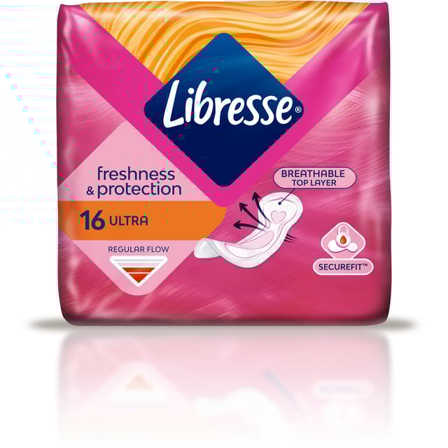 Libresse Freshness & Protection Ultra Binda 16 st | Intimvård - Mensskydd - Binda | Apoteka