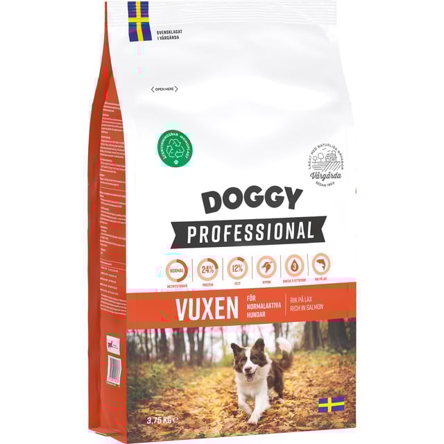 Doggy Professional Torrfoder Hund 3,75 kg