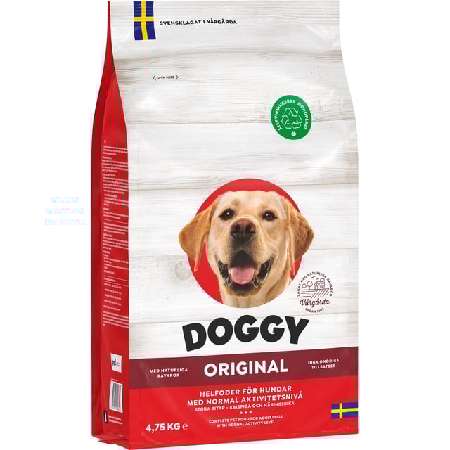 Doggy Hundmat Torrfoder Original 4,75 kg