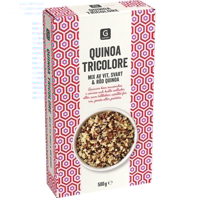 Garant Quinoa Tricolore 500 g | Mat & dryck - Skafferi - Bulgur, quinoa & couscous | Apoteka