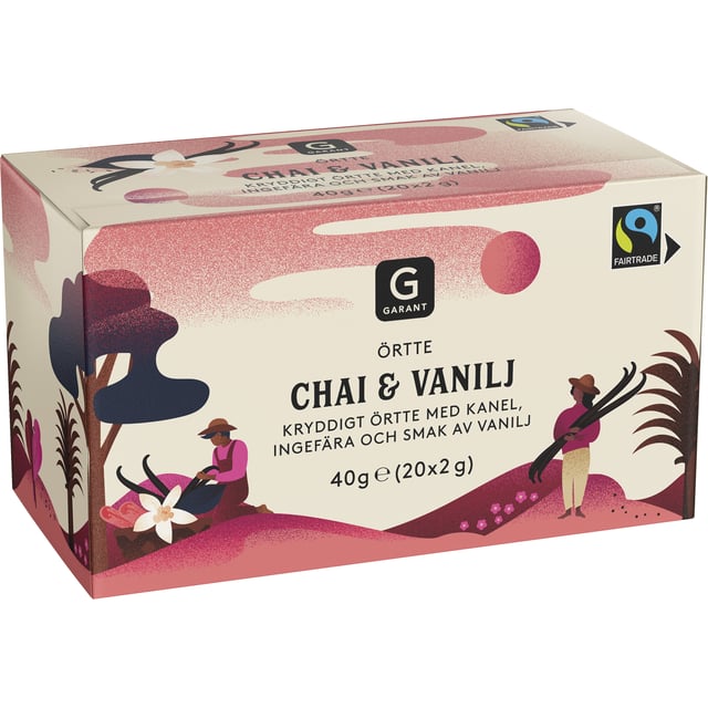 Garant Örte Chai & Vanilj 20 tepåsar | Mat & dryck - Drycker - Te | Apoteka
