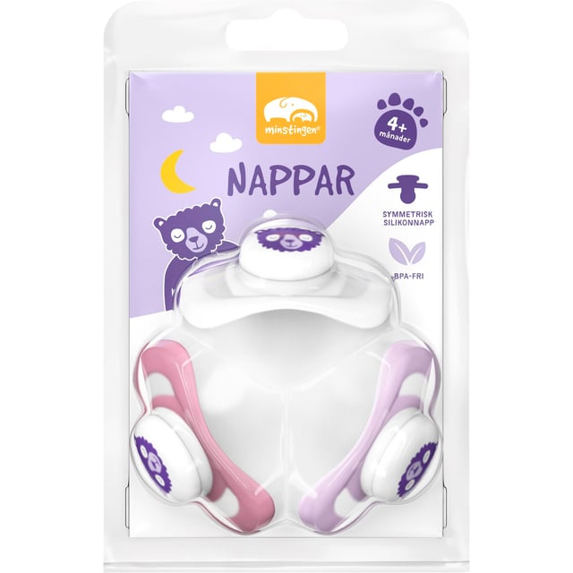 Minstingen Napp Björn 4+ månader 3 st | Baby, barn & förälder - Nappar & napphållare - Nappar | Apoteka