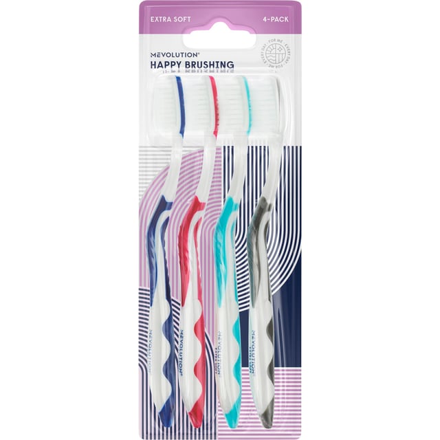 Mevolution Tandborste Extra Soft 4 st - Olika färger | Munvård - Tandborste - Manuell tandborste | Apoteka