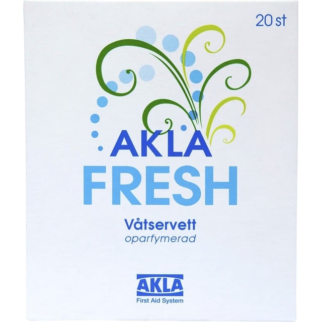 AKLA Fresh våtservett oparfymerad 20 st | Hudvård - Händer & fötter - Handvård - Handtvål | Apoteka