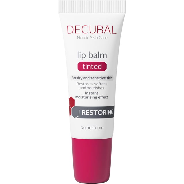 Decubal Restoring Lip Balm Tinted 10 ml | Hudvård - Ansiktsvård - Läppbalsam & läppskrubb | Apoteka