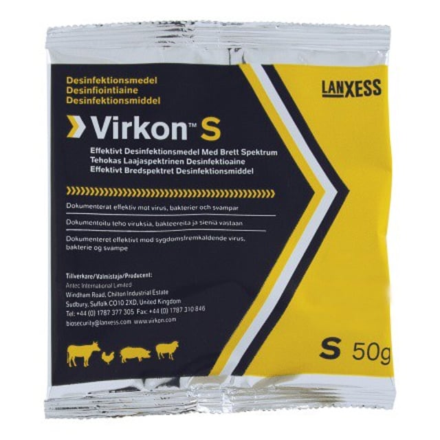 Virkon S Desinfektionsmedel 50 g | Djur - Djurtillbehör - Tillbehör för hund & katt | Apoteka