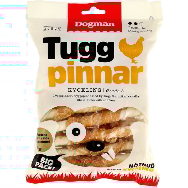 Dogman Tuggpinnar M Kyckling 30 st | Djur - Djurgodis - Hundben & tuggben | Apoteka