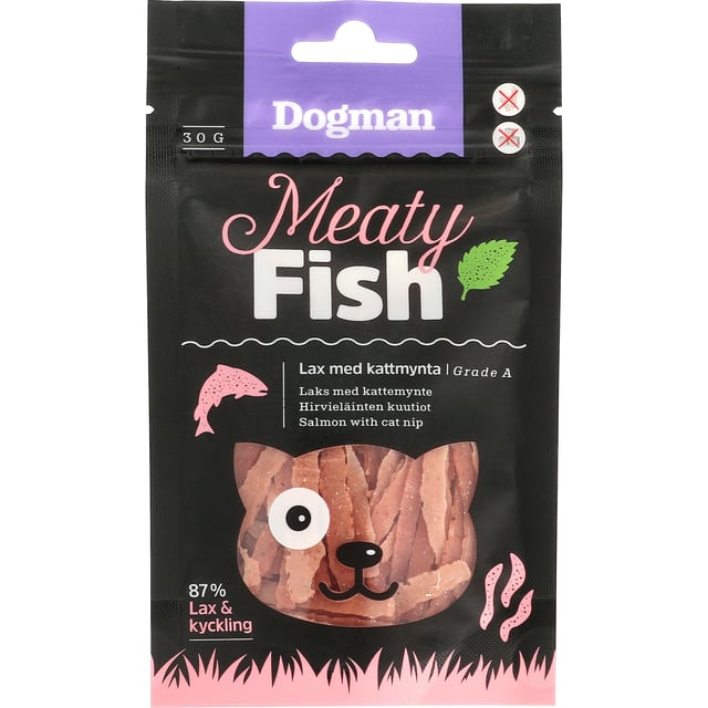 Dogman Lax med kattmynta 30g | Djur - Djurgodis - Kattgodis & kattgräs | Apoteka