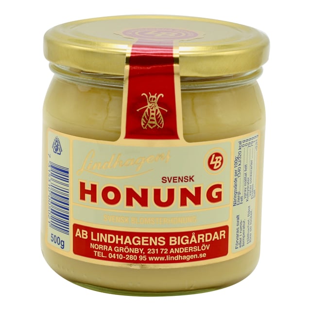 Powerfruits Lindhagens Svensk Honung 500 g | Mat & dryck - Skafferi - Sötning - Honung | Apoteka