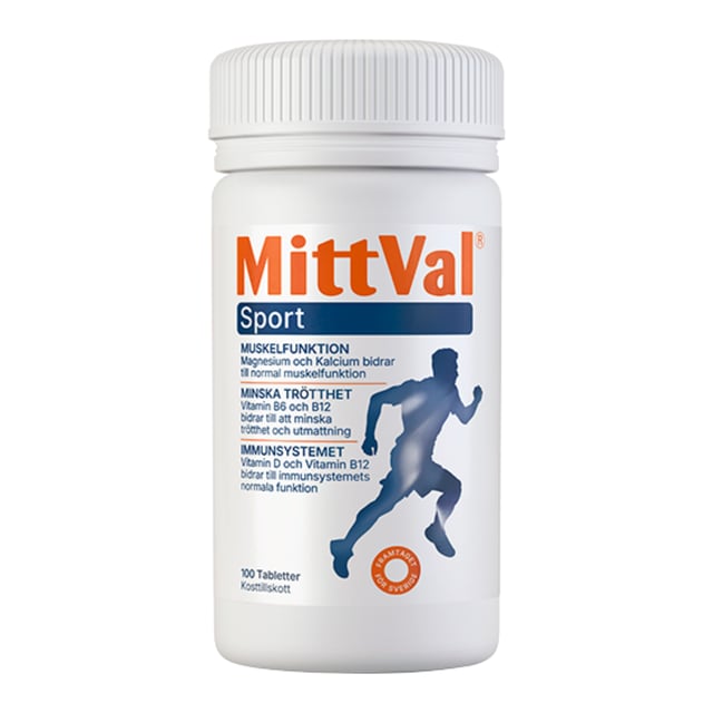 MittVal Sport 100 tabletter | Vitaminer & kosttillskott - Vitaminer & mineraler - Multivitamin - Multivitaminkomplex,Vitaminer & kosttillskott - Energi & fokus | Apoteka