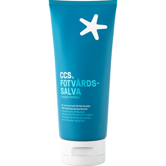 CCS Fotvårdssalva Mjukgörande Salva för Torra Fötter & Hård Hud 175 ml | Hudvård - Händer & fötter - Handvård - Handkräm | Apoteka