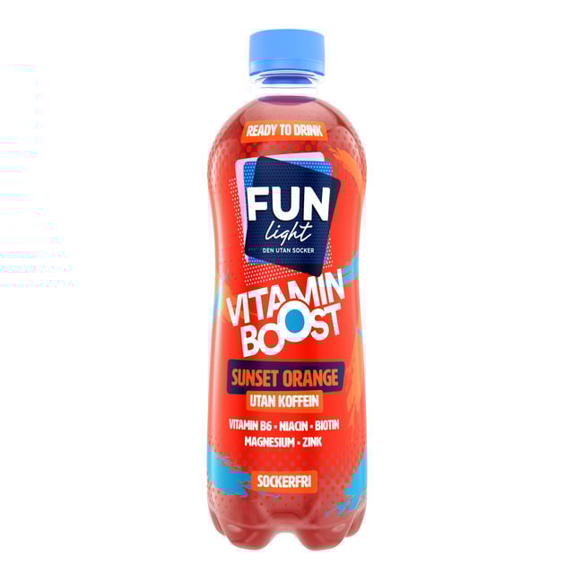 Fun Light Vitamin Sunset Orange 500 ml | Mat & dryck - Drycker - Funktionell dryck | Apoteka