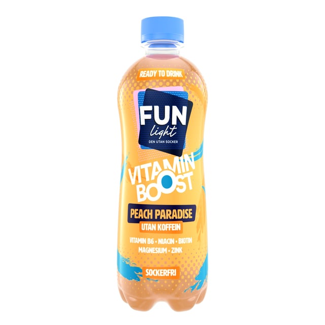 Fun Light Vitamin Peach Paradise 500 ml | Mat & dryck - Drycker - Funktionell dryck | Apoteka