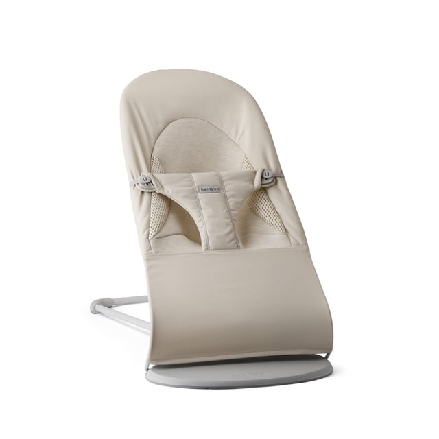 BabyBjörn Babysitter Balance Soft Vävd/Jersey Tri-Fabric Ljusbeige | Baby, barn & förälder - Babysitter | Apoteka