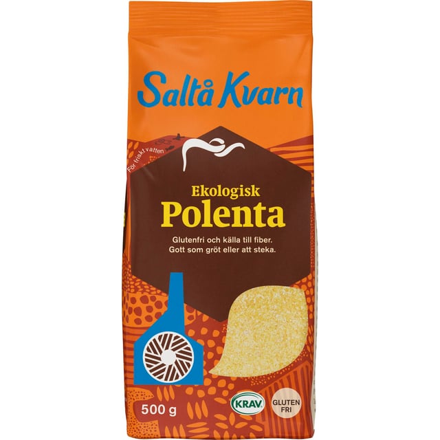 Saltå Kvarn Polenta Krav 500 g | Mat & dryck - Skafferi - Mjöl, gryn & bakmixer,Mat & dryck - Glutenfritt | Apoteka