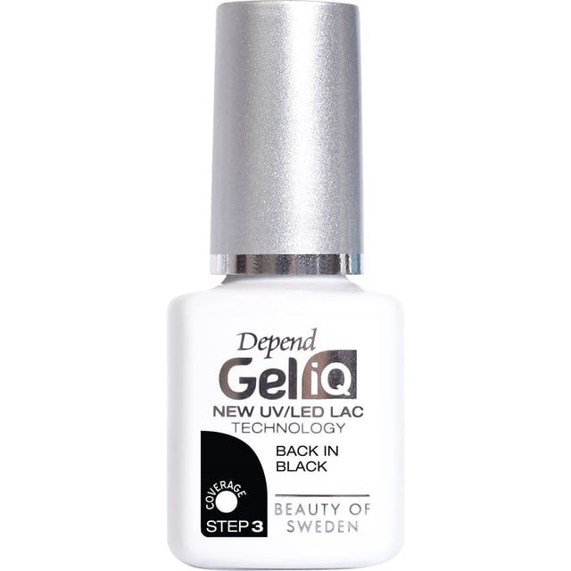 Depend Gel iQ Back in Black 5 ml | Smink - Naglar - Nagellack - Färgat nagellack | Apoteka