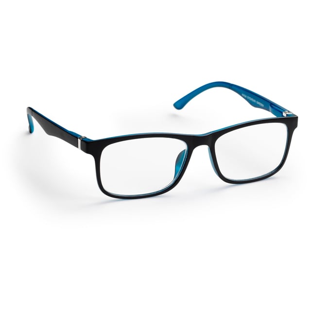 Lix by Haga Optik Stockholm Matt black/blue +2,5 | Ögon & öron - Ögon - Läsglasögon | Apoteka