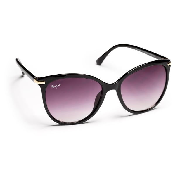 Haga Eyewear Athens Shiny Black Gradient Purple lens | Ögon & öron - Ögon - Solglasögon | Apoteka