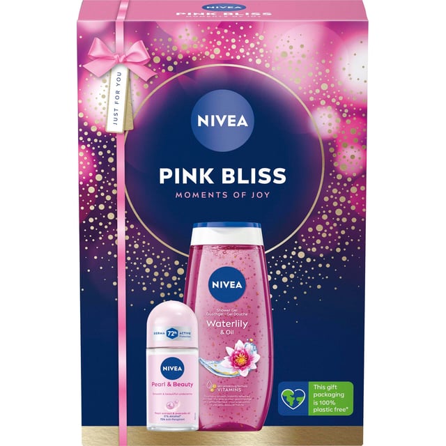 NIVEA Giftpack Pink Bliss | Hudvård - Kroppsvård - Bad & dusch - Duscholja,Baby, barn & förälder - Hudvård för barn - Duschtvål & duschkräm för barn,Hudvård - Kroppsvård - Deodorant | Apoteka