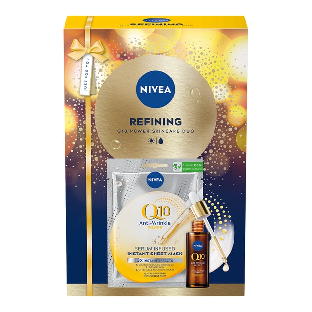 NIVEA Giftpack Refining 30 ml | Hudvård - Ansiktsvård - Ansiktsmask - Sheet mask,Hudvård - Ansiktsvård - Anti-age - Anti-age-serum | Apoteka