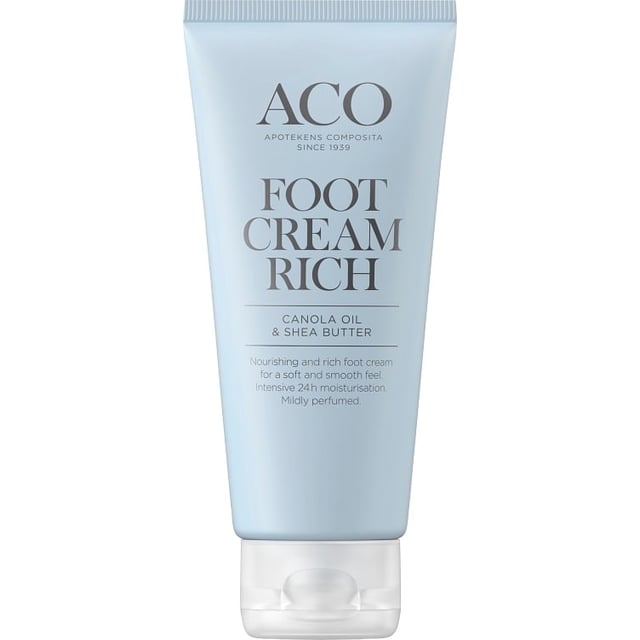 Aco Foot Cream Rich Fotkräm 100 ml | Hudvård - Händer & fötter - Fotvård - Fotkräm,Hudvård - Händer & fötter - Handvård,Hudvård - Kroppsvård - Hudkräm & bodylotion | Apoteka