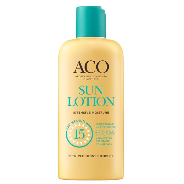 Aco Sun Lotion SPF15 Solskydd Kropp 200 ml