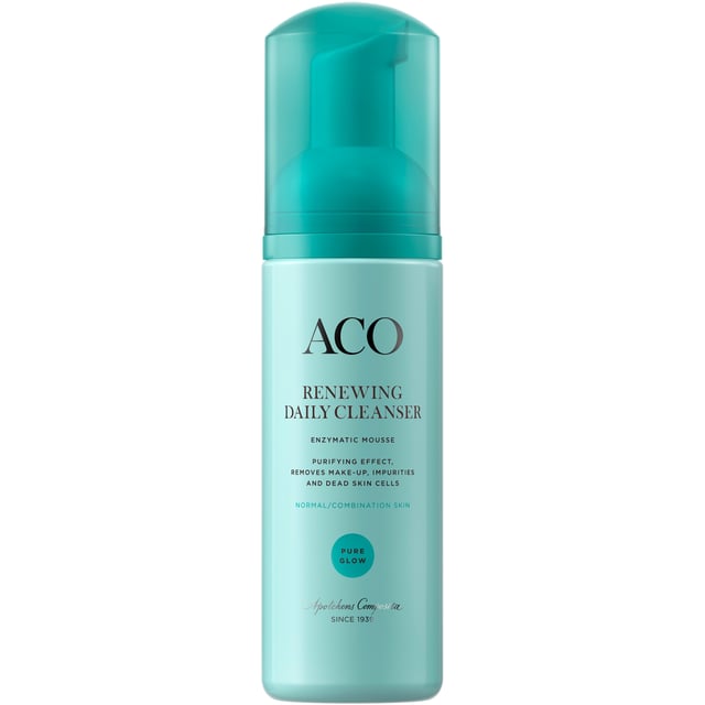 ACO Face Pure Glow Renewing Daily Cleanser Ansiktsrengöring 150 ml | Hudvård - Ansiktsvård - Ansiktsrengöring - Rengöringsmousse | Apoteka