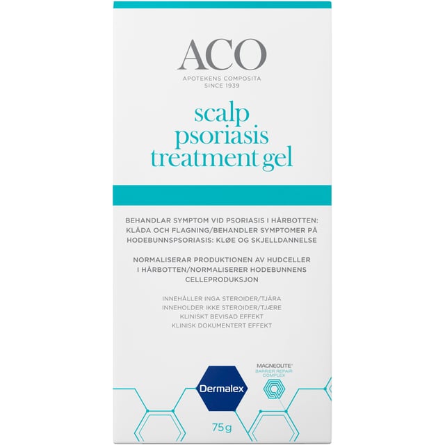 ACO Scalp Psoriasis Treatment Gel 75 g | Hudvård - Hudbesvär - Psoriasis,Hårvård - Torr hårbotten | Apoteka