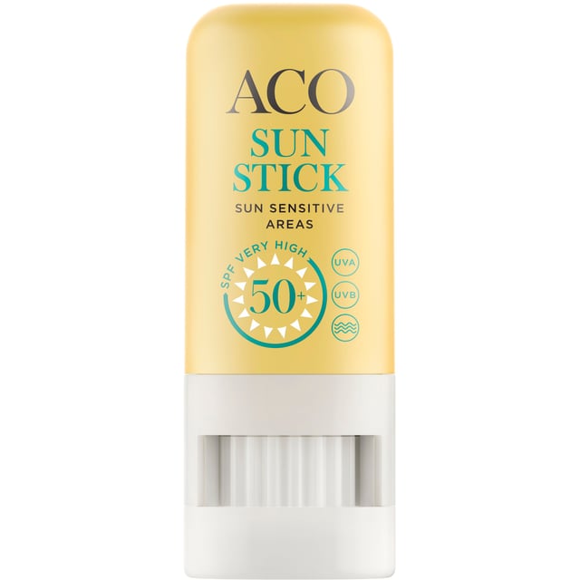 Aco Sun stick SPF50+ Solstick Ansikte 8 g | Hudvård - Solskydd - Solskydd för läppar,Hudvård - Solskydd - Solstift,Hudvård - Solskydd - Solskydd för ansikte | Apoteka
