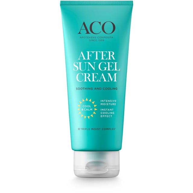 ACO After Sun Gel Cream Tub 200 ml | Hudvård - Solskydd - After sun - After sun för kroppen | Apoteka