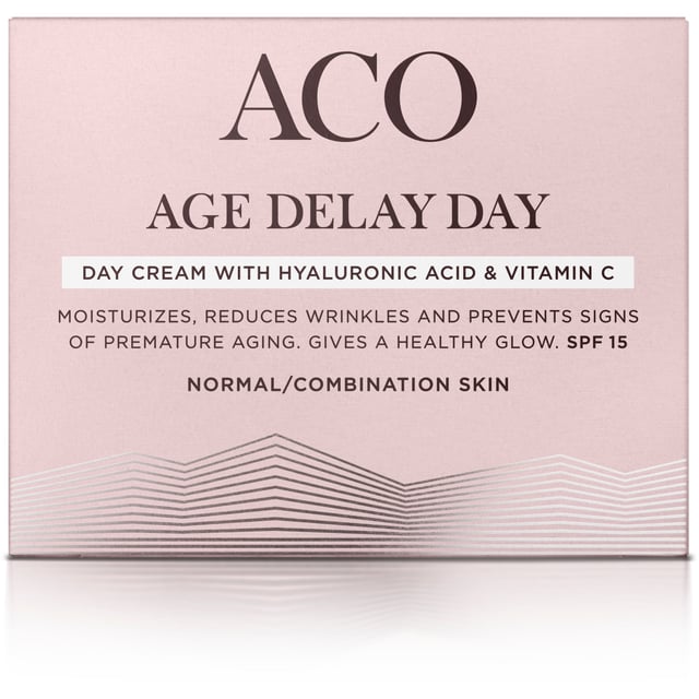 Aco Face Age Delay Day Cream SPF 15 Dagkräm 50 ml | Hudvård - Ansiktsvård - Ansiktskräm - Dagkräm med SPF,Hudvård - Ansiktsvård - Anti-age - Anti-age-kräm,Hudvård - Ansiktsvård - Ansiktskräm - Dagkräm | Apoteka