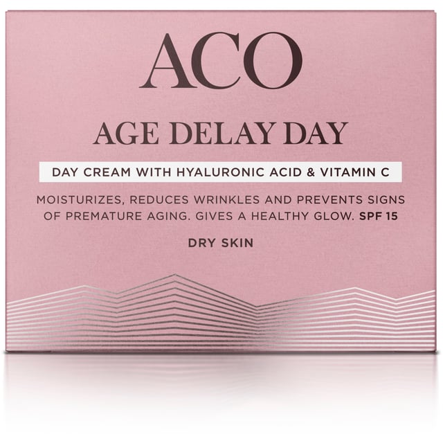 Aco Face Age Delay Day Cream Dry Skin Anti-Age Dagkräm 50 ml | Hudvård - Ansiktsvård - Ansiktskräm - Dagkräm med SPF,Hudvård - Ansiktsvård - Ansiktskräm - Dagkräm | Apoteka
