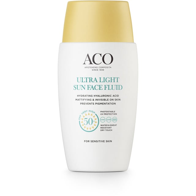 ACO Sun Ultra Light Face Fluid SPF50+ 40 ml