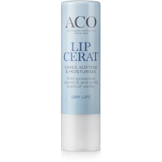 ACO Lip Cerat Dry Lips 4,6g | Hudvård - Ansiktsvård - Läppbalsam & läppskrubb | Apoteka