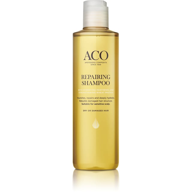 ACO Hair Care Repairing Shampoo, Reparerande Schampo Torrt Hår 250 ml | Hårvård - Schampo - Schampo för torrt hår,Hårvård - Schampo - Schampo för skadat hår | Apoteka